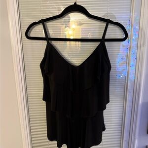 Aqua Green Black Layered Swim Camisole From Target